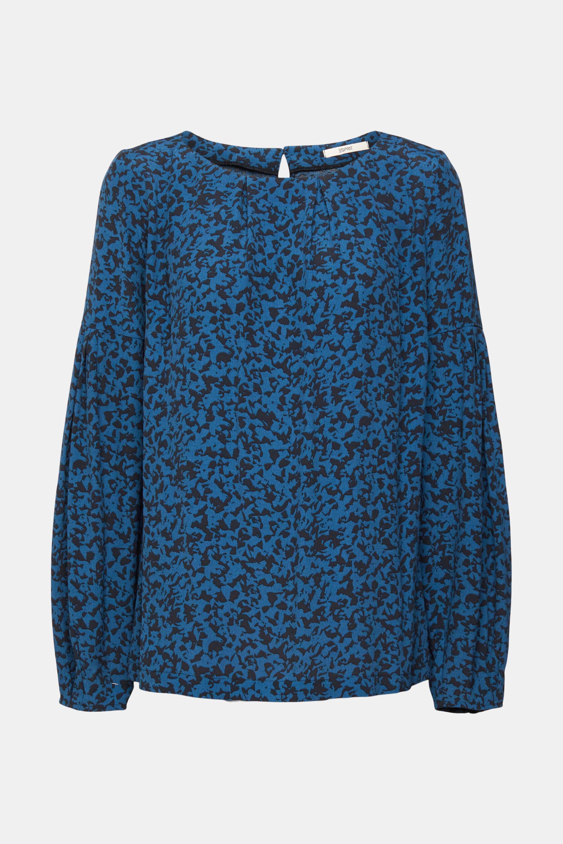 Gemusterte Bluse aus Viskose in unserem - ESPRIT Shop Online