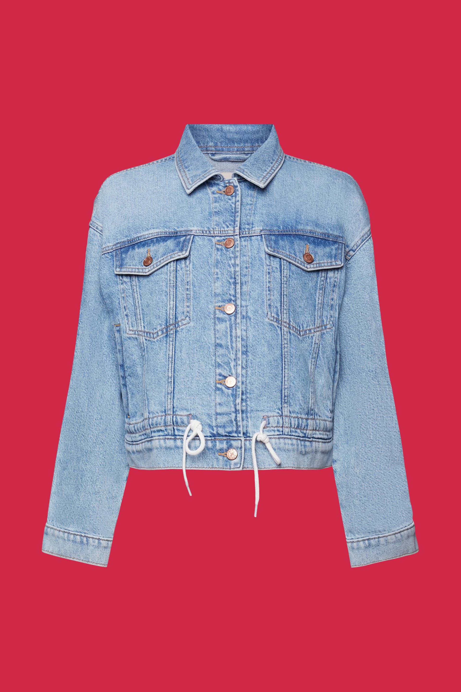 Oversized Jeansjacke in in - Shop unserem leichter ESPRIT Waschung Online