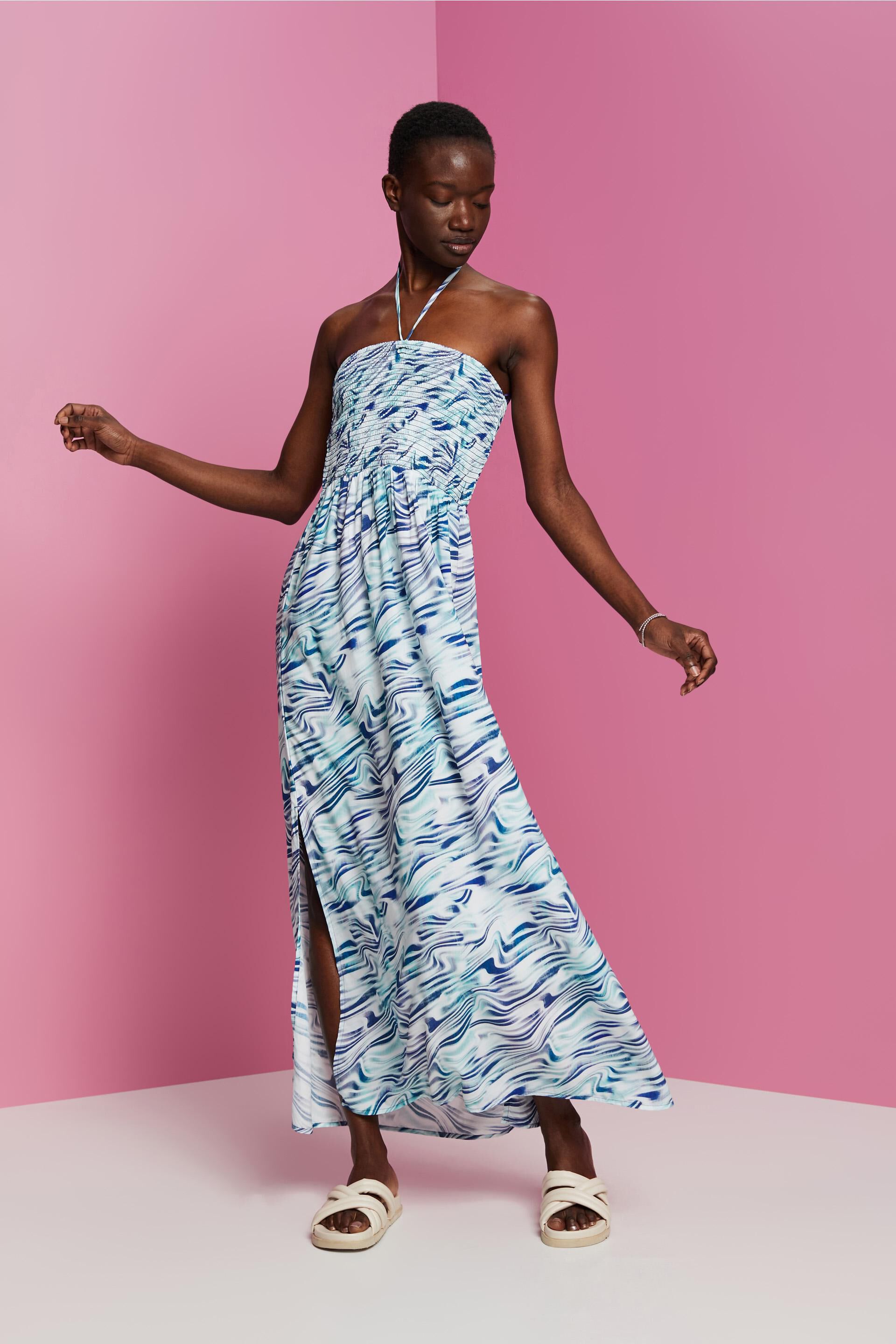 in Shop unserem mit Online - ESPRIT Print Maxi-Strand-Kleid