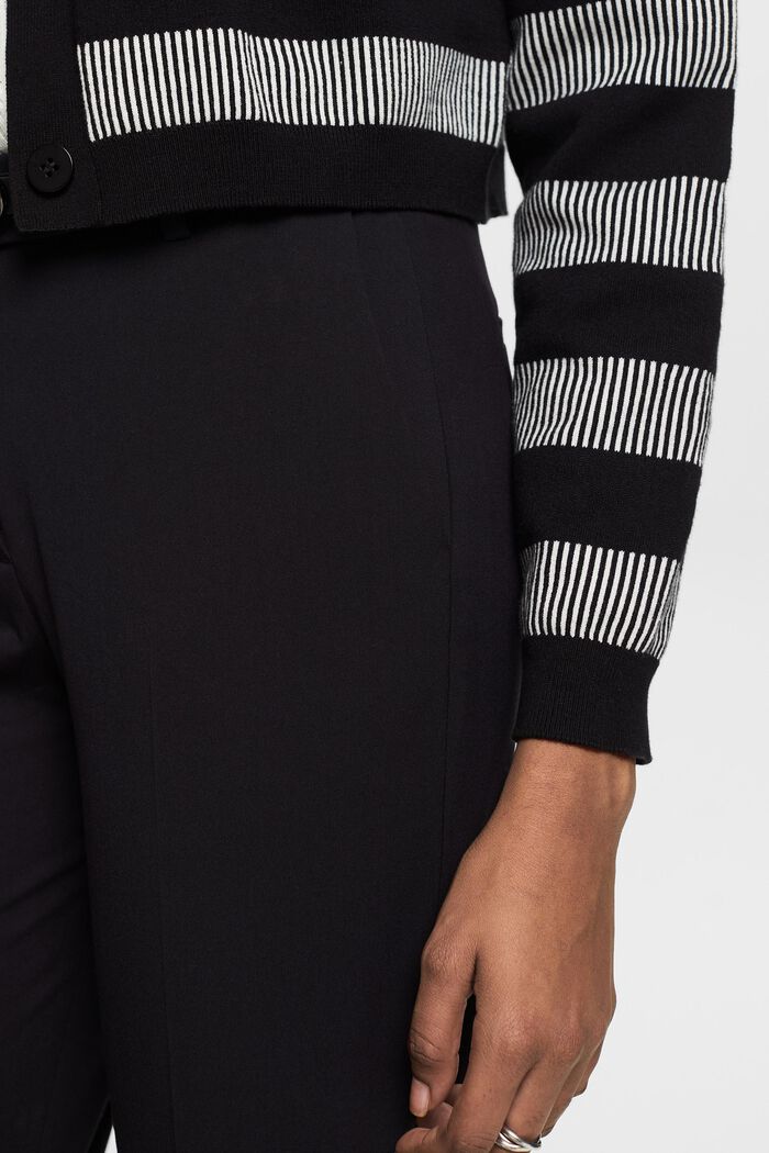 Jerseyhose mit Plisseefalten, BLACK, detail image number 4