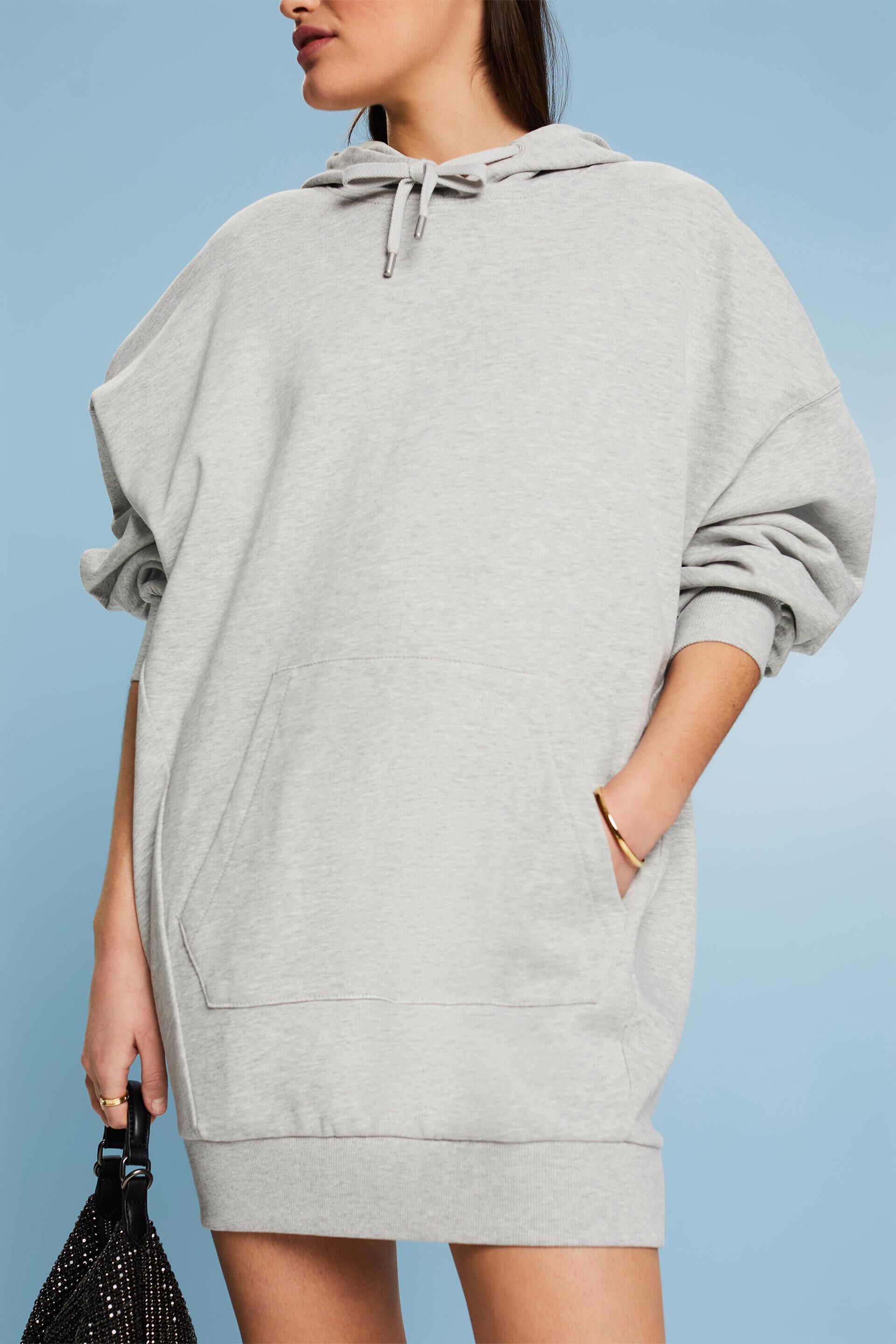 Oversize Sweatkleid mit Kapuze unserem in - Online ESPRIT Shop