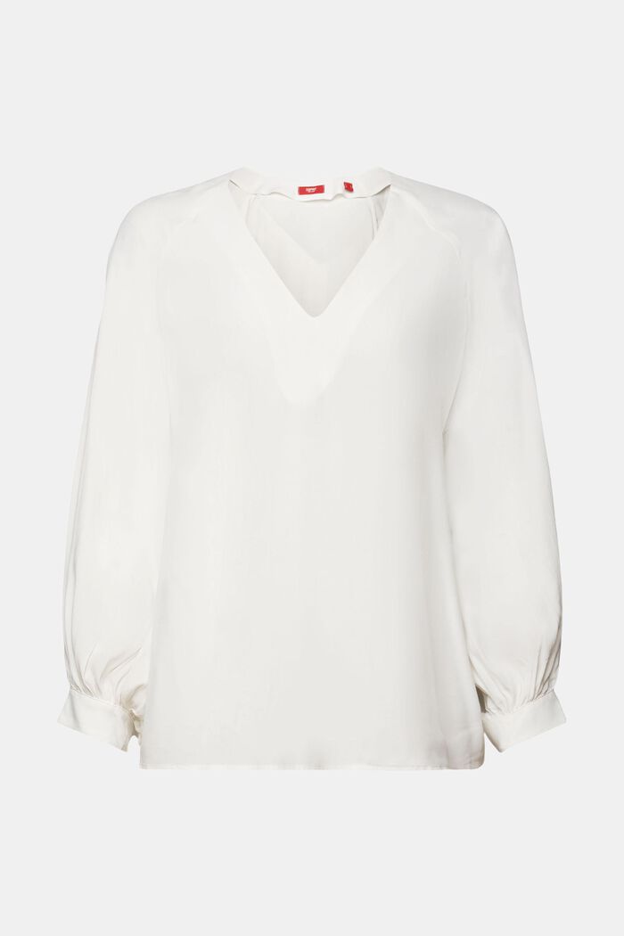ESPRIT - Bluse in unserem Online Shop V-Ausschnitt mit