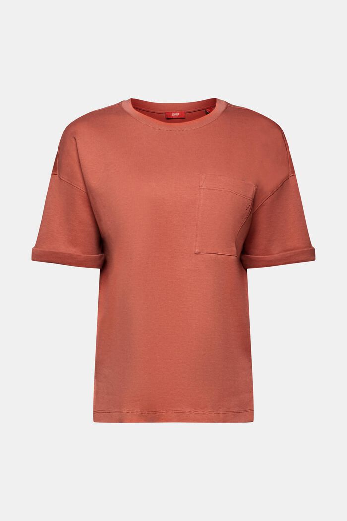 ESPRIT - Oversized Shop T-Shirt in unserem Tasche Online aufgesetzter mit