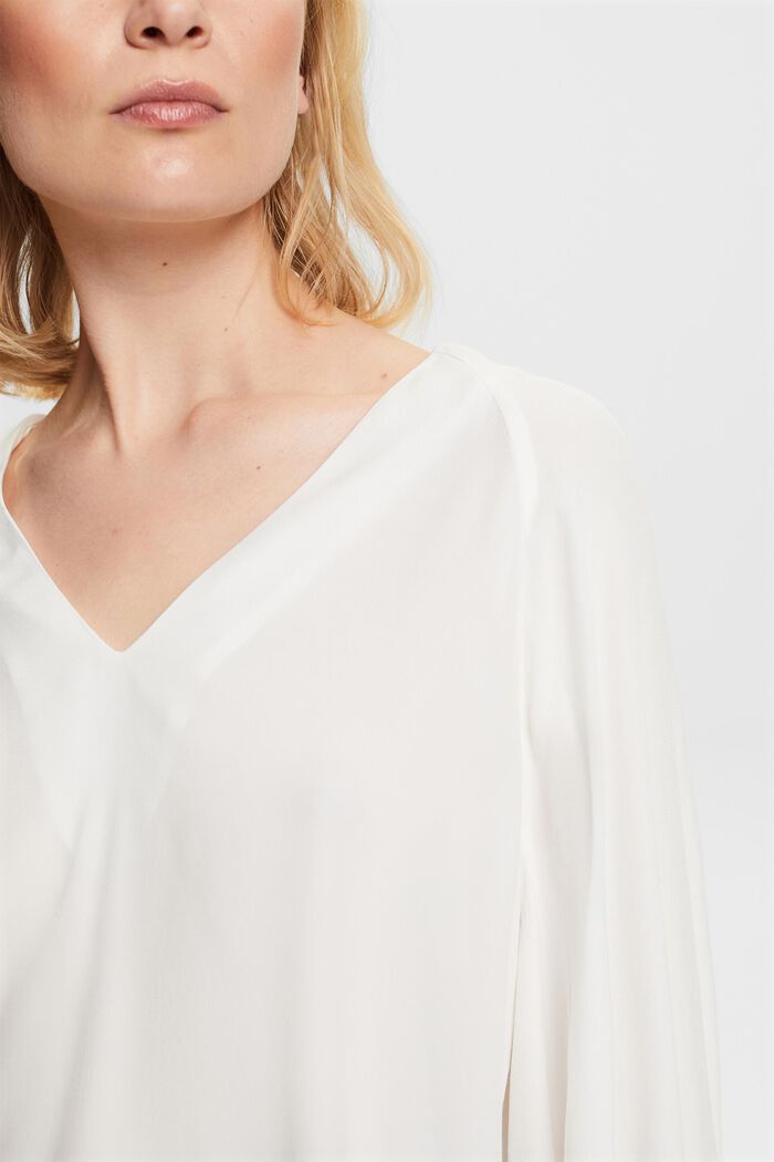 ESPRIT - Bluse mit V-Ausschnitt Shop in Online unserem