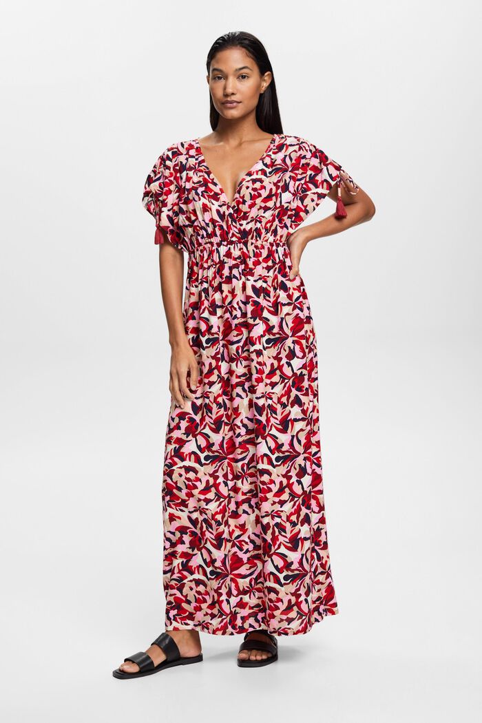 ESPRIT - unserem floralem Maxi-Strandkleid mit Online Muster Shop in